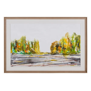 Painting Multicolour Natural Abstract 146 x 4 x 96 cm-0