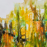 Painting Multicolour Natural Abstract 146 x 4 x 96 cm-5