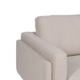 3-Seater Sofa Beige 216 x 90 x 82 cm-5