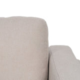 3-Seater Sofa Beige 216 x 90 x 82 cm-2