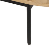 Sideboard MONTMARTRE Black Natural Wood Iron wood and metal Mango wood 170 x 40 x 75 cm-1