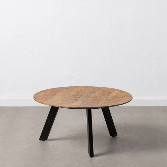 Centre Table Wood Iron 80 x 80 x 40 cm-0