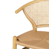 Dining Chair Natural 49 x 45 x 80 cm-7