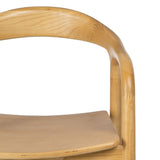 Dining Chair Natural 55 x 60 x 77 cm-4