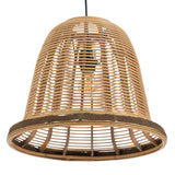 Ceiling Light Natural Bamboo 220-240 V 41 x 41 x 33 cm (2 Units)-6