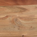 Centre Table Natural Iron Mango wood 85 x 85 x 39 cm-2