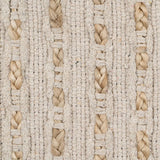 Carpet White Natural 70 % cotton 30 % Jute 160 x 230 cm-3