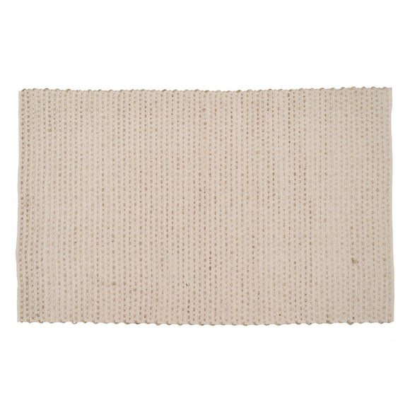 Carpet White Natural 70 % cotton 30 % Jute 200 x 290 cm-0