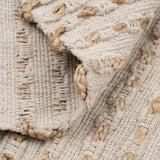 Carpet White Natural 70 % cotton 30 % Jute 200 x 290 cm-2