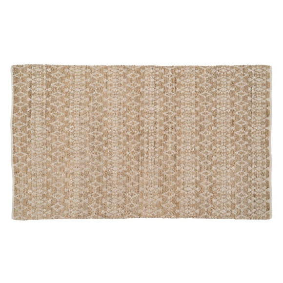 Carpet White Natural 60 % Cotton Jute 200 x 290 cm-0