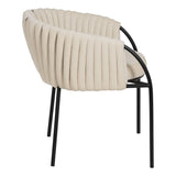Chair White Black 60 x 49 x 70 cm-7