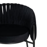 Chair Black 60 x 49 x 70 cm-5