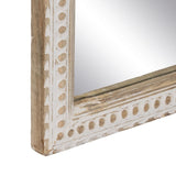 Wall mirror White Natural Crystal Mango wood MDF Wood Vertical 60,9 x 3,8 x 152,4 cm-2