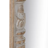 Dressing Mirror White Natural Crystal Mango wood MDF Wood Vertical 48,26 x 7 x 183 cm-5