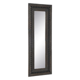 Dressing Mirror Dark brown Crystal Mango wood MDF Wood Vertical 67,3 x 5,1 x 176,5 cm-0