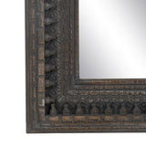 Dressing Mirror Dark brown Crystal Mango wood MDF Wood Vertical 67,3 x 5,1 x 176,5 cm-3