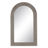 Wall mirror White Natural Crystal Mango wood MDF Wood Vertical 64,8 x 3,8 x 108 cm-6