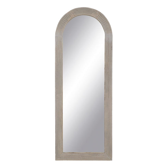 Dressing Mirror White Natural Crystal Mango wood MDF Wood Vertical 64,8 x 3,8 x 172,7 cm-0
