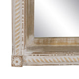 Wall mirror White Natural Crystal Mango wood MDF Wood Vertical 106,6 x 12,7 x 38 cm-4