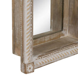 Wall mirror White Natural Crystal Mango wood MDF Wood Vertical 106,6 x 12,7 x 38 cm-2