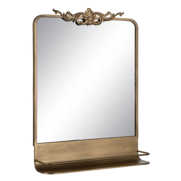 Wall mirror Golden Crystal Iron 62 x 16 x 65 cm-0