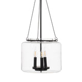 Ceiling Light Black Crystal Iron 220-240 V 35 x 35 x 72 cm-0