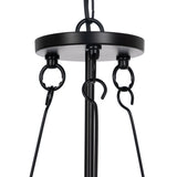 Ceiling Light Black Crystal Iron 220-240 V 35 x 35 x 72 cm-7