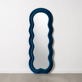 Wall mirror Blue Franela Wood Crystal Vertical 60 x 4 x 160 cm-7