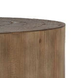 Centre Table Black Natural Iron MDF Wood 80 x 80 x 38,5 cm-5