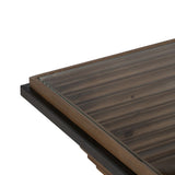 Centre Table Black Natural Iron Fir wood 120 x 60 x 43,5 cm-7