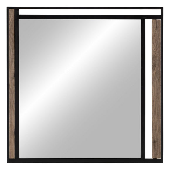 Wall mirror NUDE Black Beige 70 x 2 x 70 cm-0