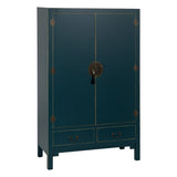 Cupboard ORIENTE Blue 100 x 45 x 160 cm-0