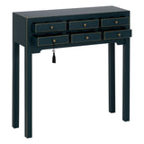 Console Blue Fir wood MDF Wood 85 x 26 x 85 cm-2