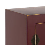 Cupboard ORIENTE Terracotta colour 100 x 45 x 160 cm-6