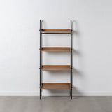 Shelves Black Beige Iron Fir wood 63 x 42 x 156 cm-1