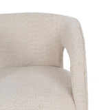 Dining Chair Beige Polyester 69 x 66 x 73 cm-4