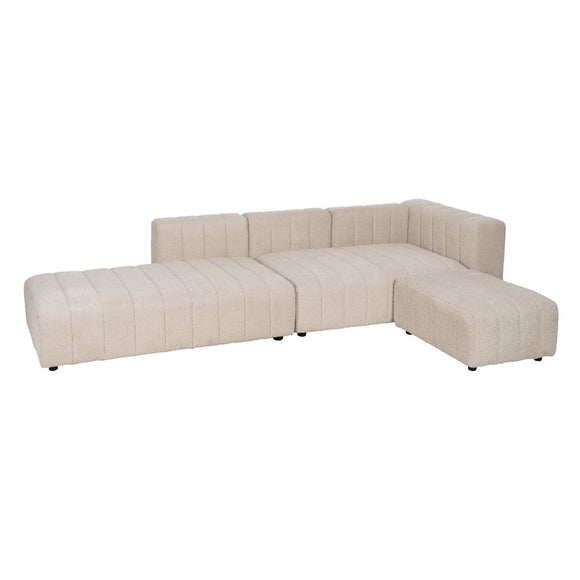 Sofa Beige Polyester Iron 148 x 100 x 66 cm-0