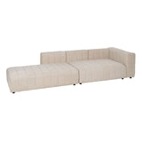 Sofa Beige Polyester Iron 150 x 100 x 66 cm-7