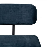 Chair Blue Black 58 x 59 x 71 cm-5