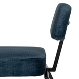 Chair Blue Black 58 x 59 x 71 cm-2