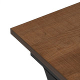 Desk MDF Wood Natural 120 x 60 x 75 cm-6