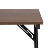 Desk MDF Wood Natural 120 x 60 x 75 cm-4