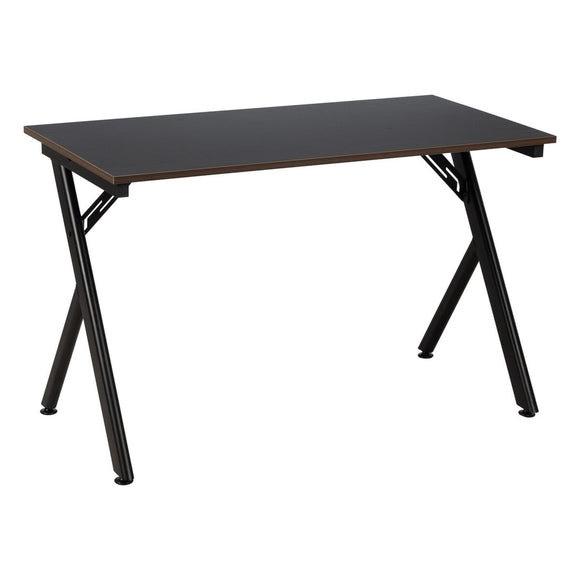 Desk MDF Wood Black Natural 120 x 60 x 75 cm-0