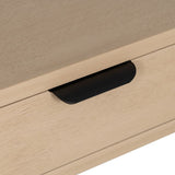 Console Natural Pine MDF Wood 90 x 35 x 75 cm-3