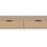 Console Natural Pine MDF Wood 90 x 30 x 81 cm-6