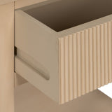 Console Natural Pine MDF Wood 90 x 30 x 81 cm-4