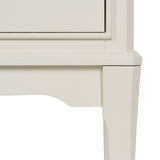 Nightstand White Pine MDF Wood 43 X 33 X 60 CM-3