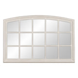Wall mirror White Crystal Paolownia wood Vertical Window 80 x 3,5 x 120 cm-5