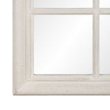 Wall mirror White Crystal Paolownia wood Vertical Window 80 x 3,5 x 120 cm-2