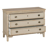 Chest of drawers Cream Natural Fir wood MDF Wood 119,5 x 44,5 x 84 cm-7